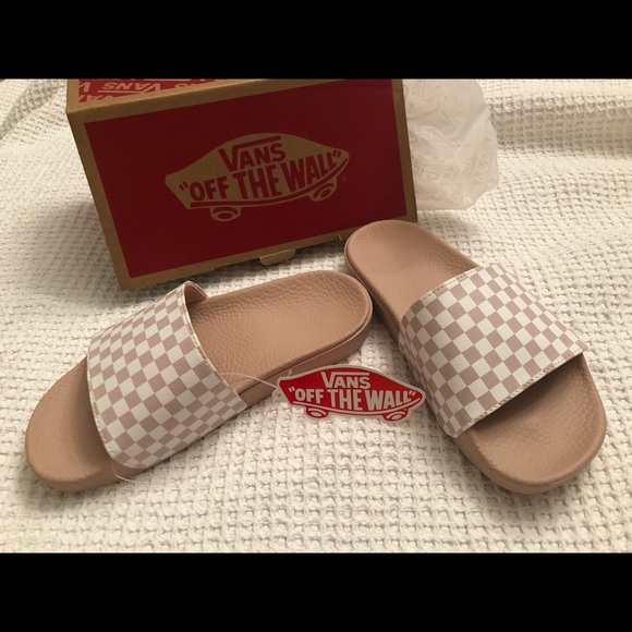 vans girls slides